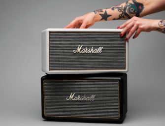 Marshall’s speaker has a retro feel